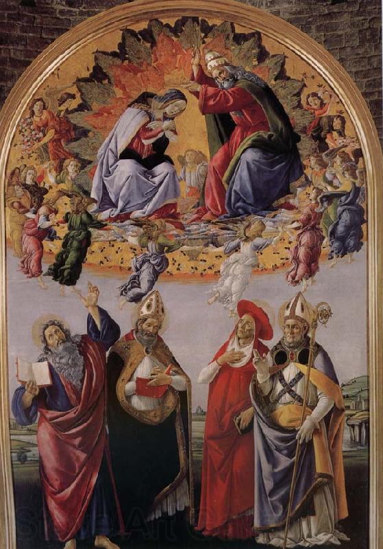 Sandro Botticelli Our Lady of Angels and the public Norge oil painting art